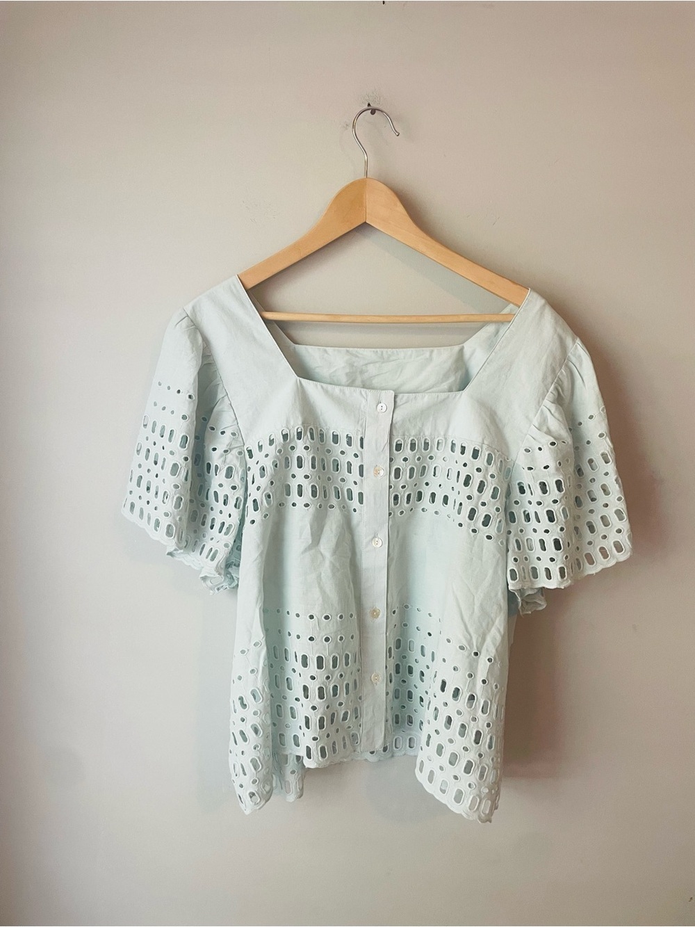 Calypso St. Barth Eyelet Button Down